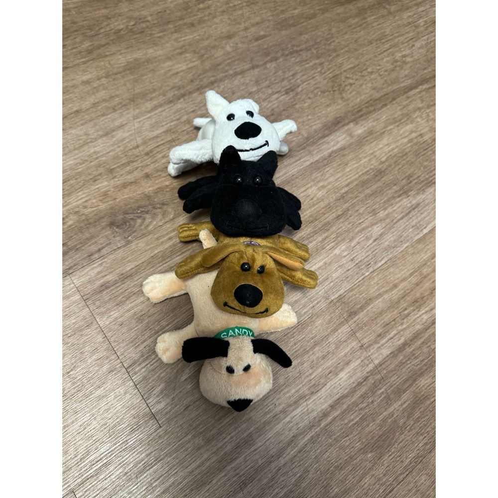 Melissa & Doug Puppy Pursuit Plush Dog Set Pepper Cocoa Candy Buddy 4 Pack #3055